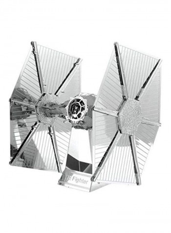 Set Of 4 Star Wars Tie Fighter 3D Metal Model Kit 7x6x1inch