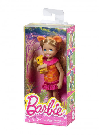 Sisters Safari Chelsea Doll With Puppy 3 x 1.5 x 6.37cm