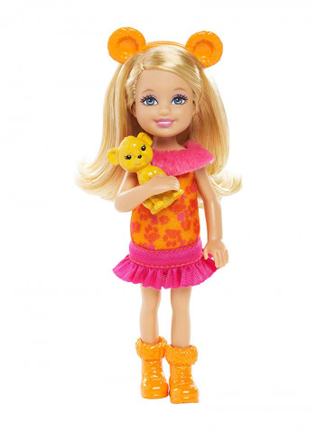 Sisters Safari Chelsea Doll With Puppy 3 x 1.5 x 6.37cm
