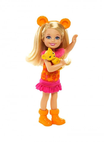 Sisters Safari Chelsea Doll With Puppy 3 x 1.5 x 6.37cm