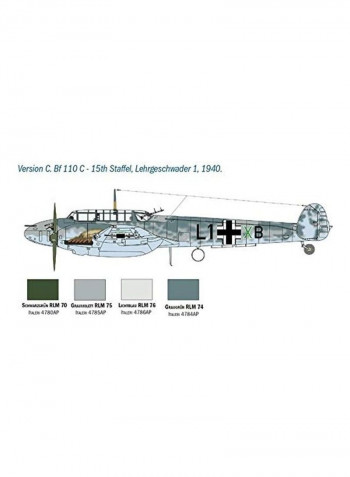 1:48 Bf 110C/D Model Building Kit
