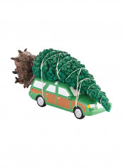 National Lampoon Christmas Vacation The Griswold Family Tree Figurine Green/Brown/White 8.7x3.5x3.1inch