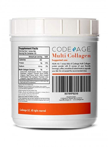 Multi Collagen Peptides Protein Powder