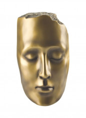 Decorative Face Mask Sculpture Gold