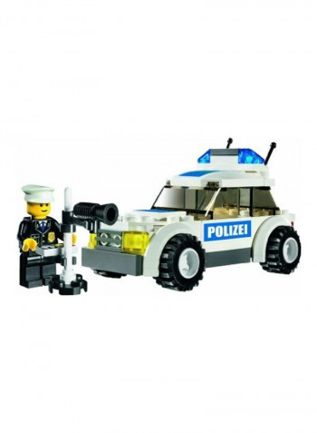City: Police Car Building Toys Set