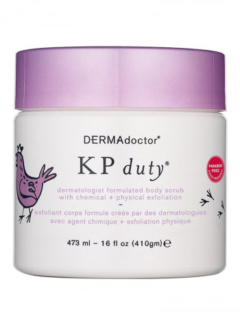 KP Duty Dermatologist Formulated Body Scrub 473ml