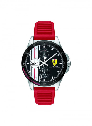 Men's Rubber Analog Wrist Watch  830657