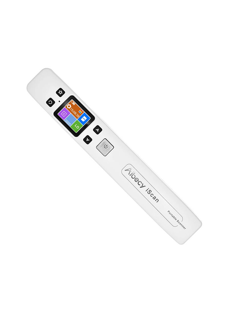 High Speed Handheld Scanner White