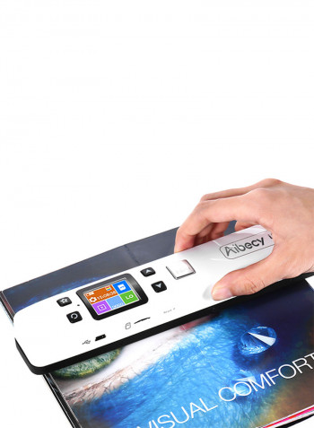 High Speed Handheld Scanner White