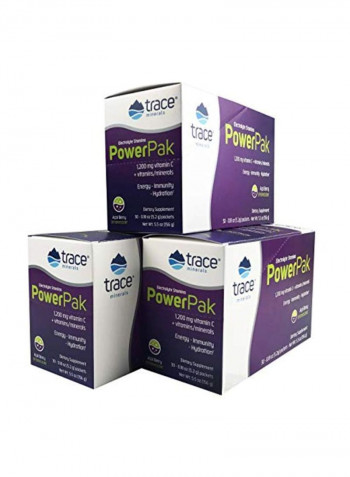 Pack Of 3 Electrolyte Stamina Power Pak Supplement