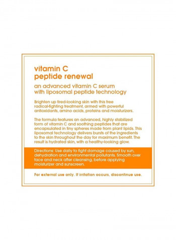 Vitamin C Peptide Renewal 1أوقية