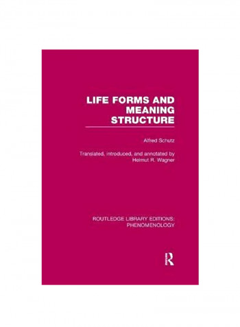 Life Forms And Meaning Structure Paperback