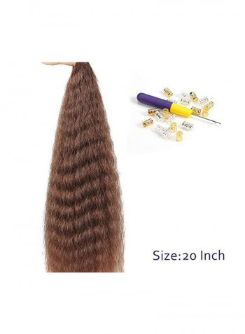 Curly Hair Extension Ombre Gold 20inch
