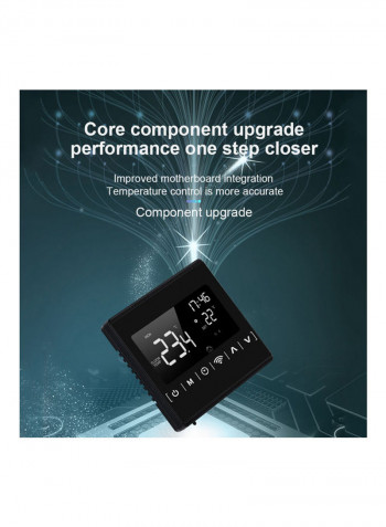 Digital Wi-Fi Smart Thermostat Black