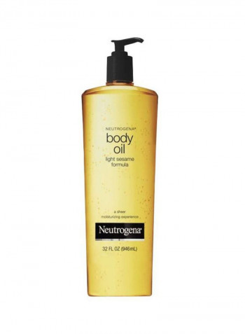 Body Oil, Light Sesame Formula, 32 Ounce White 946ml