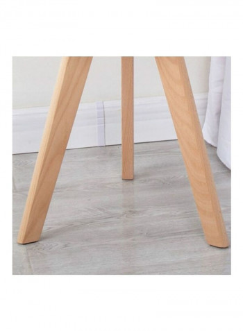 Round Tea Table Brown/Black