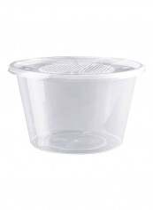 50-Piece Reusable Microwavable Food Containers Clear 42.1x14x14centimeter