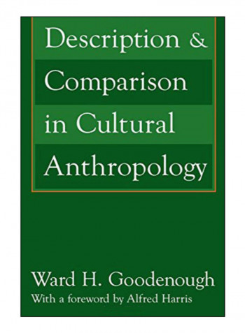 Description And Comparison In Cultural Anthropology Paperback 1st Edition