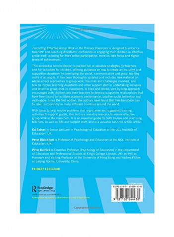 Promoting Effective Group Work In The Primary Classroom: A Handbook For Teachers And Practitioners Paperback 2