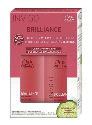 Invigo Brilliance Shampoo And Conditioner Set 2 x 33.8ounce