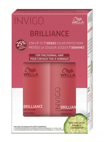 Invigo Brilliance Shampoo And Conditioner Set 2 x 33.8ounce