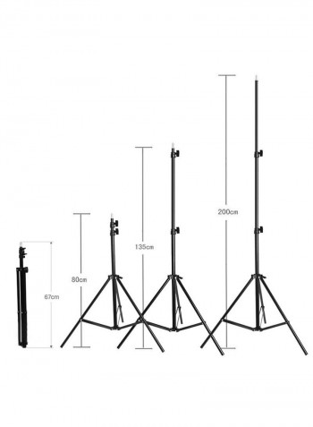 3-Piece Backdrop Clamp With Screen Green