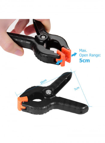 3-Piece Backdrop Clamp With Screen Green