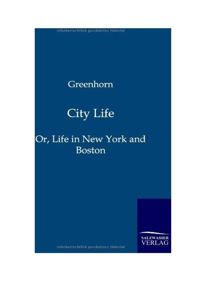 City Life Hardcover English by Greenhorn