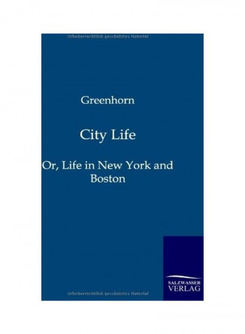 City Life Hardcover English by Greenhorn