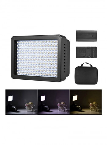 LED Video Camera Light Kit 13.3x9.3x4.2centimeter Black/White
