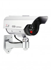 LED Light Simulation Dummy Bullet Camera Silver 0.384kg