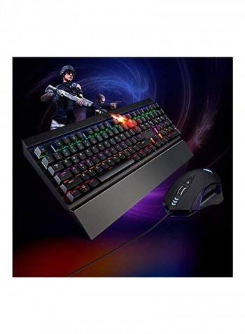 Mechanical Gaming Keyboard With Mouse Set
