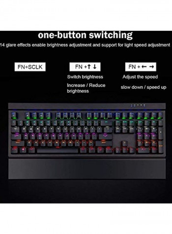 Mechanical Gaming Keyboard With Mouse Set