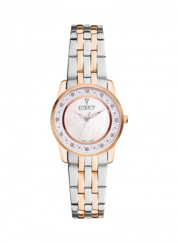 Women's Stainless Steel Strap Analog Wrist Watch
