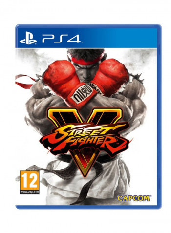 لعبة الفيديو 'Street Fighter V' من كابكوم مع ذراع تحكم لاسلكي دوال شوك 4 - بلاي ستيشن 4 (PS4)