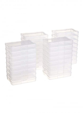 Photo And Craft Storage Case Clear 12.1x15x5inch