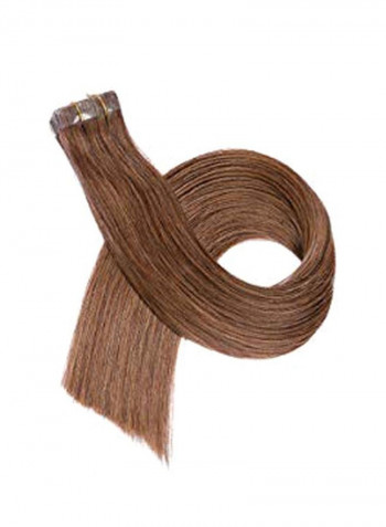 Straight Hair Extension Chestnut Brown 20inch