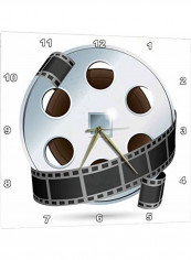 Movie Reel Wall Clock Multicolour 13x13inch