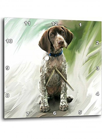 Pointer Wall Clock Multicolour 13x13inch