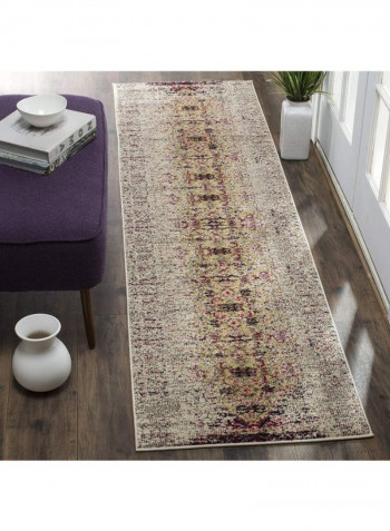 Monaco Collection Modern Area Rug Multicolour 66.04 x 182.88centimeter