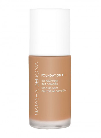 X + Full Coverage Liquid Foundation 75Y Dark-Yellow Undertone