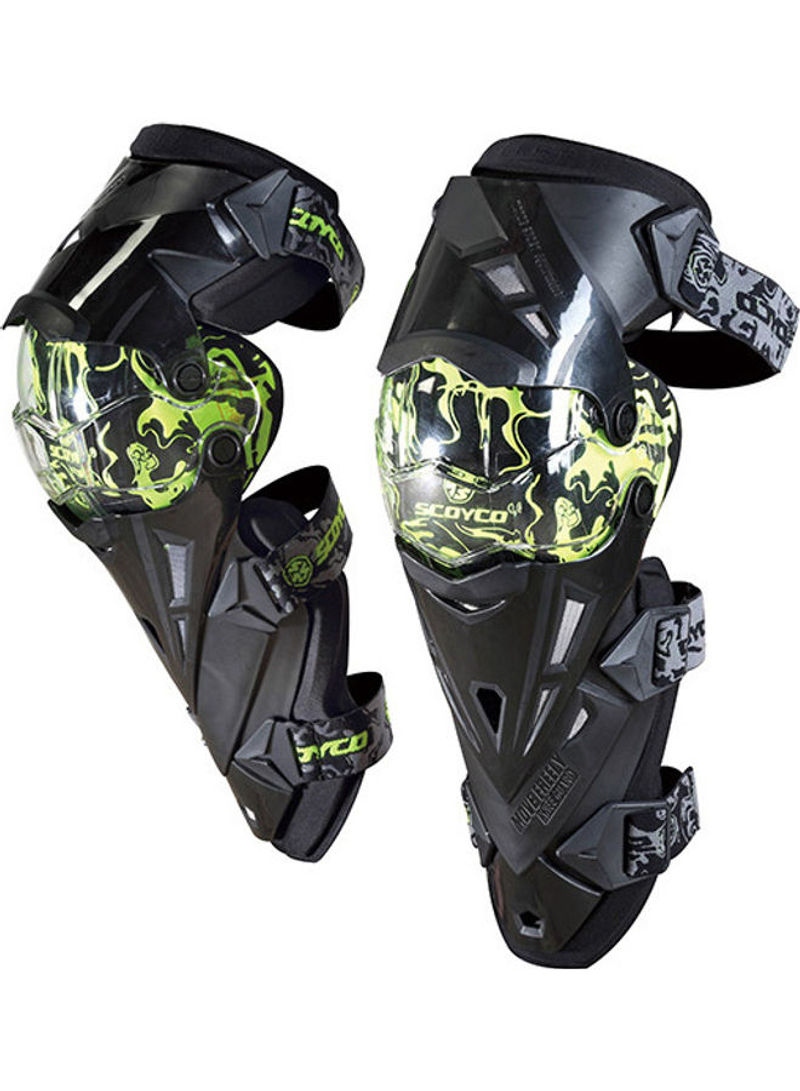 Knee Protector Triumph K12 Green For Motorcycle Riders