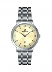 Men's Stainless Steel Quartz Analog Wrist Watch With Date Display 50220STN102