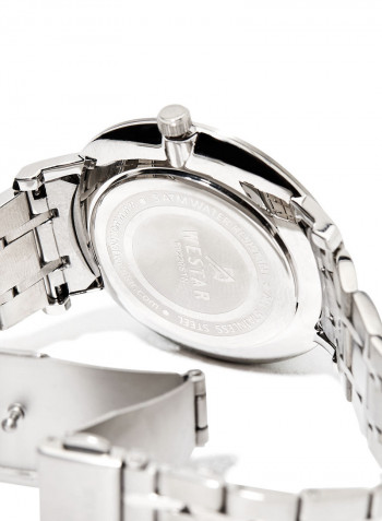Men's Stainless Steel Quartz Analog Wrist Watch With Date Display 50220STN102