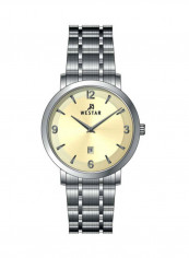 Women's Stainless Steel Quartz Analog Wrist Watch With Date Display 40220STN102