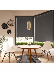 Single Comfort Roller Blackout Fabric Window Shade Grey 120x175cm
