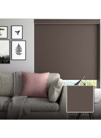 Single Comfort Roller Blackout Window Shades Dark Grey 120x175cm