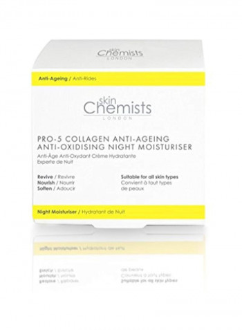 Pro-5 Collagen Anti-Ageing Anti-Oxidising Night Moisturiser 1.69ounce