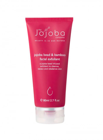 Jojoba Bead And Bamboo Facial Exfoliant 80ml