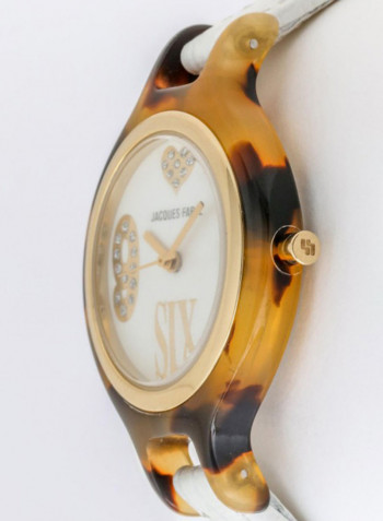 Women's Leather Analog Watch FAR1236